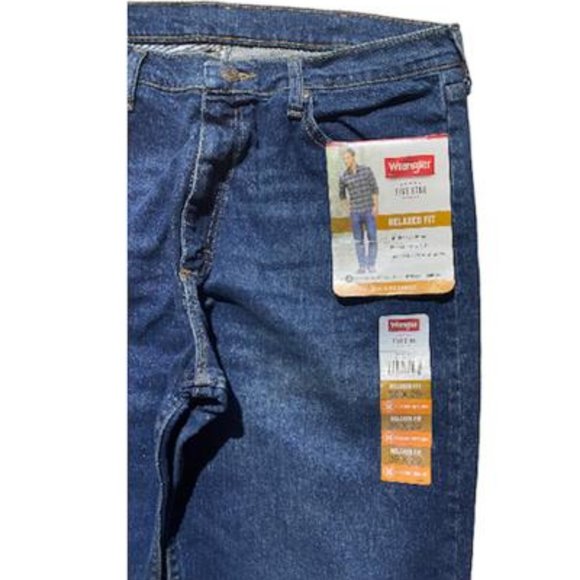 wrangler pantalones de mezclilla reteo relajados con corte de bota para hombre - Picture 6 of 9